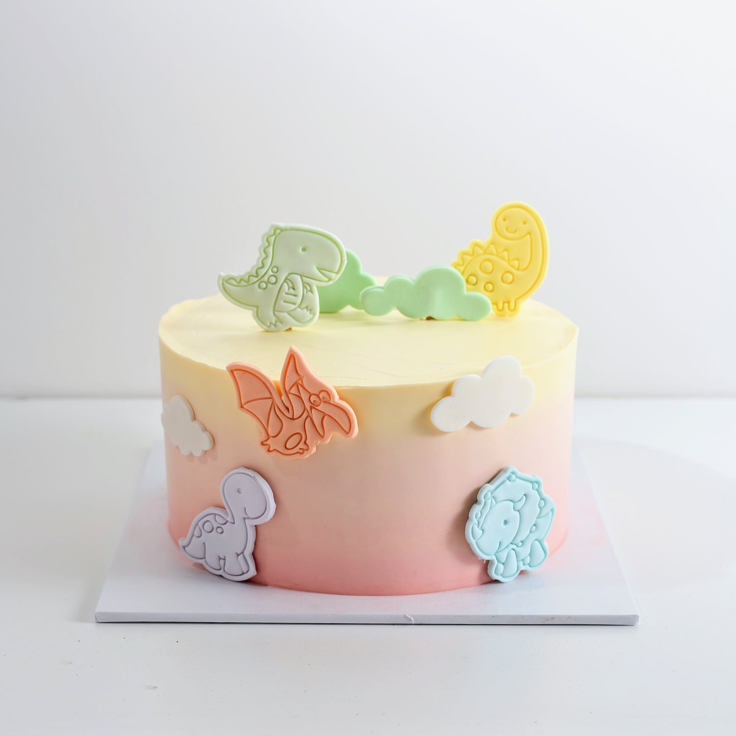 Butter Cream Cake - Cute Dinosaur Cake