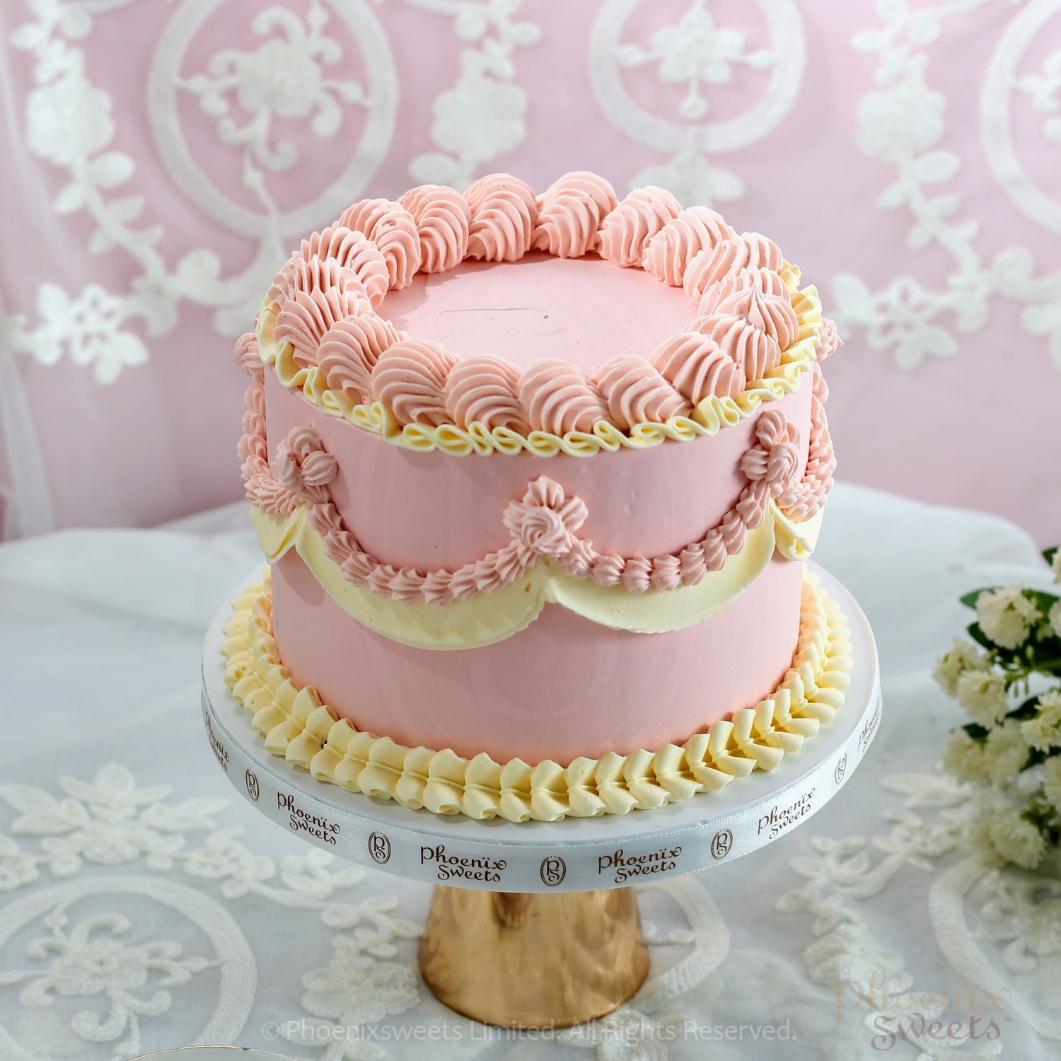 Butter Cream Cake - Princess Theme Cake - Aurora