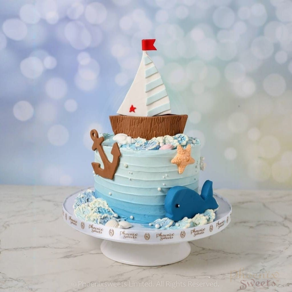 Butter Cream Cake - Happy Sailing Cake