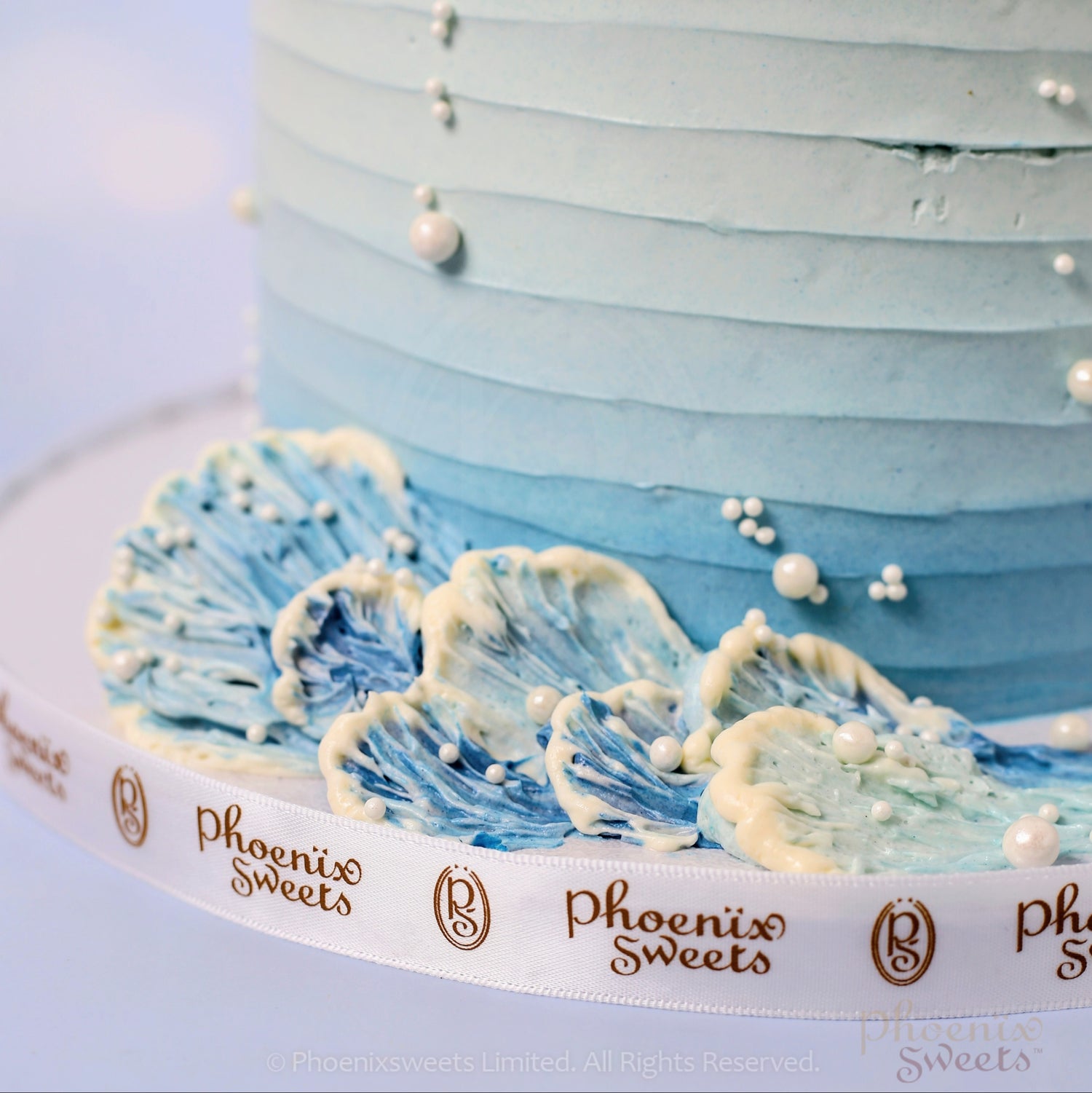 Butter Cream Cake - Happy Sailing Cake (2 Tiers)