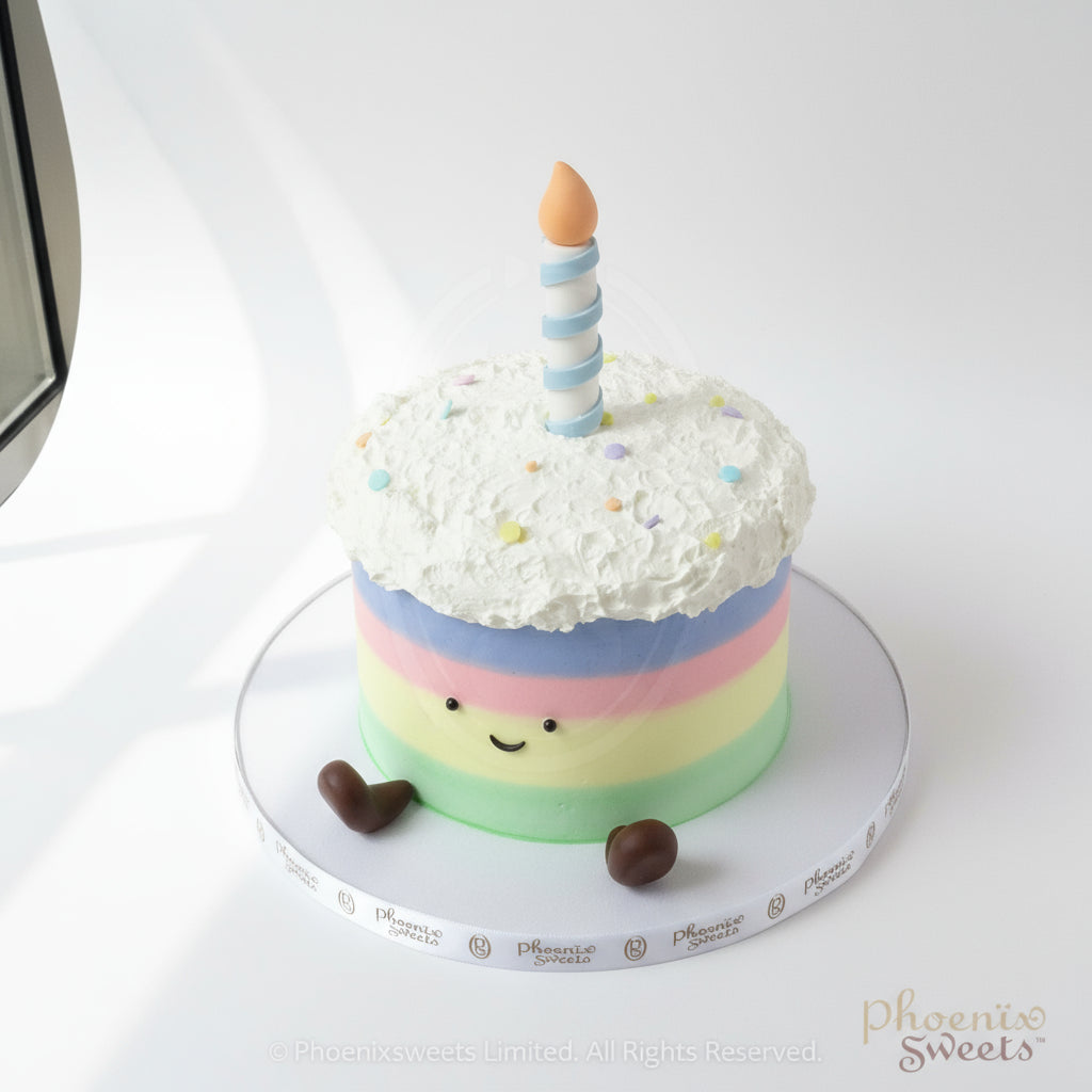 Butter Cream Cake - Smiley Cake