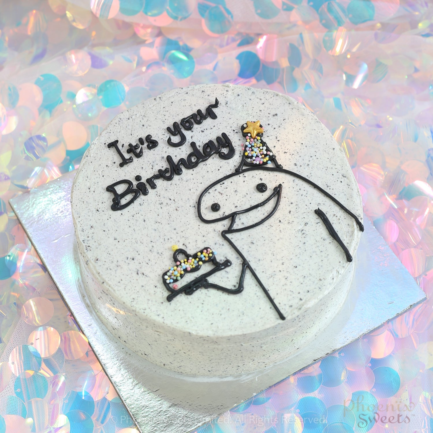 Butter Cream Cake - Meme Cake