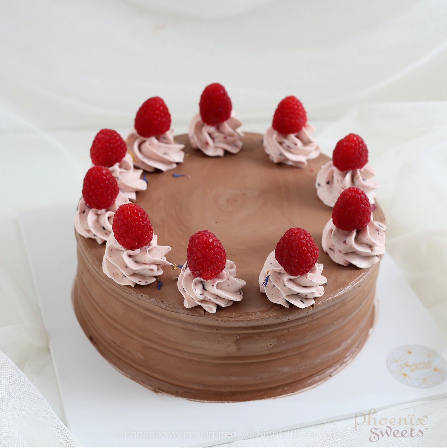 Butter Cream Cake - Chocolate Berries Cake