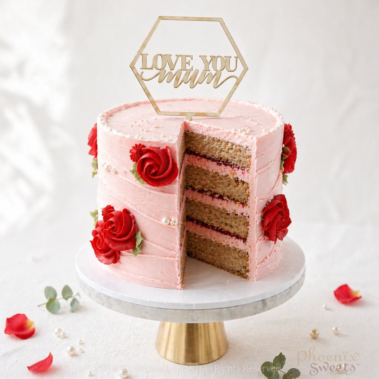 牛油忌廉蛋糕 - Flower Garden Cake