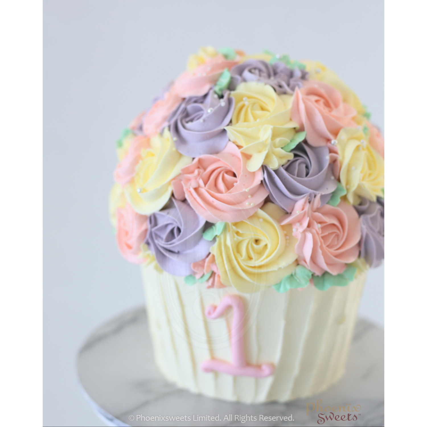 Butter Cream Cake - Giant Cupcake