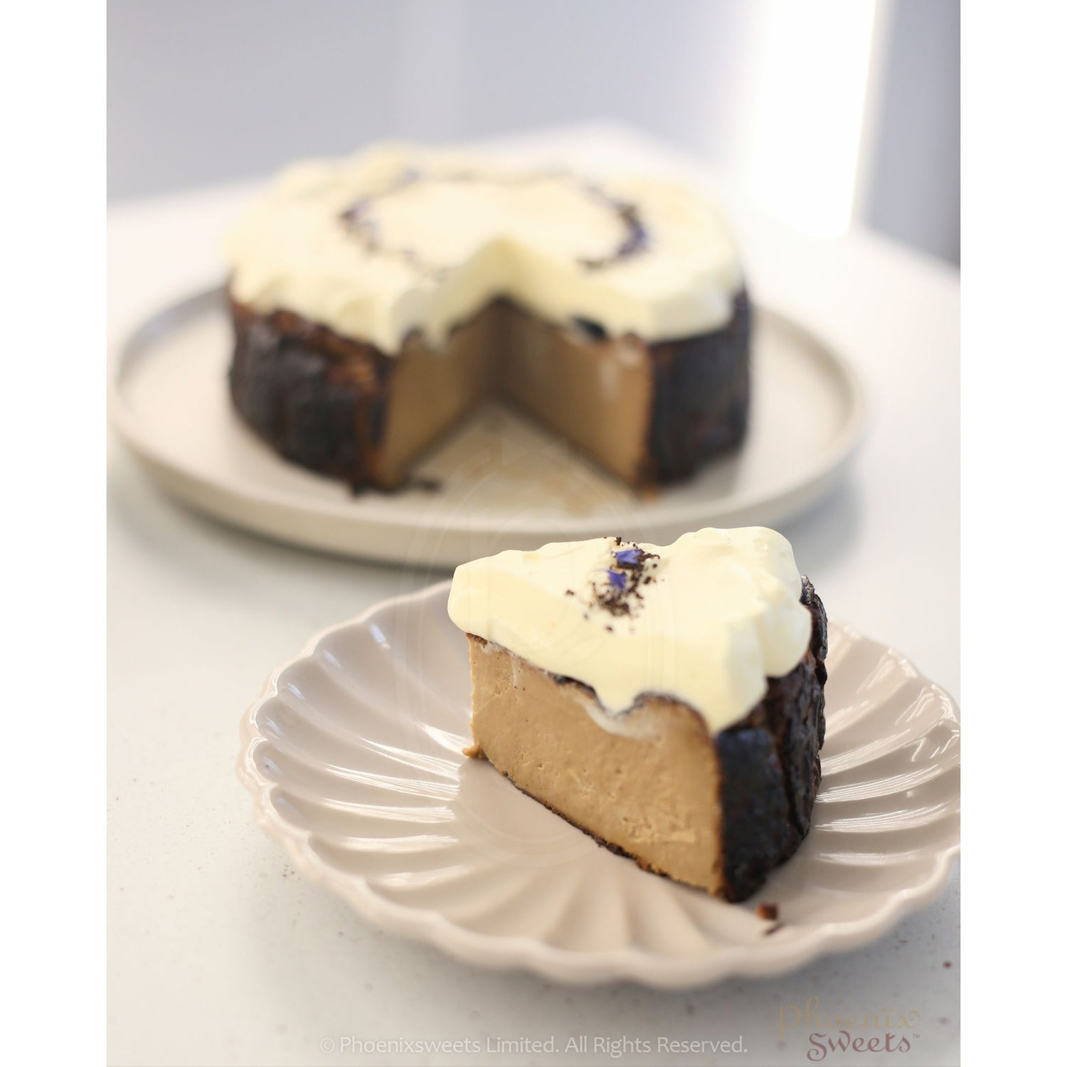 Basque Burnt Cheesecake - Earl Grey