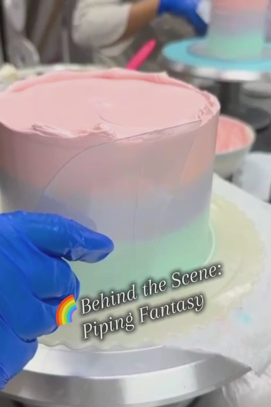 Butter Cream Cake - Mermaid Cake