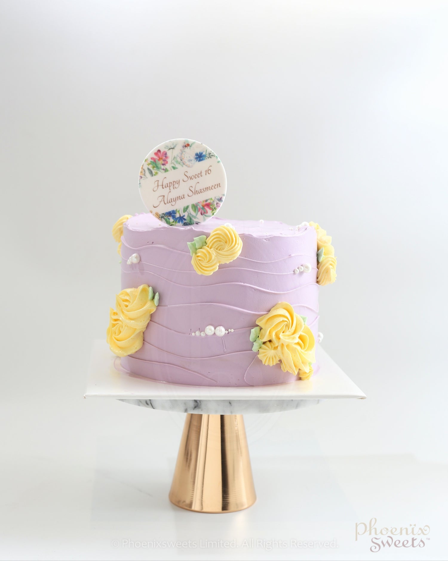 牛油忌廉蛋糕 - Flower Garden Cake