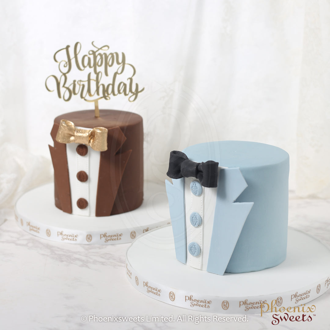 Mini Fondant Cake - Tuxedo Cake