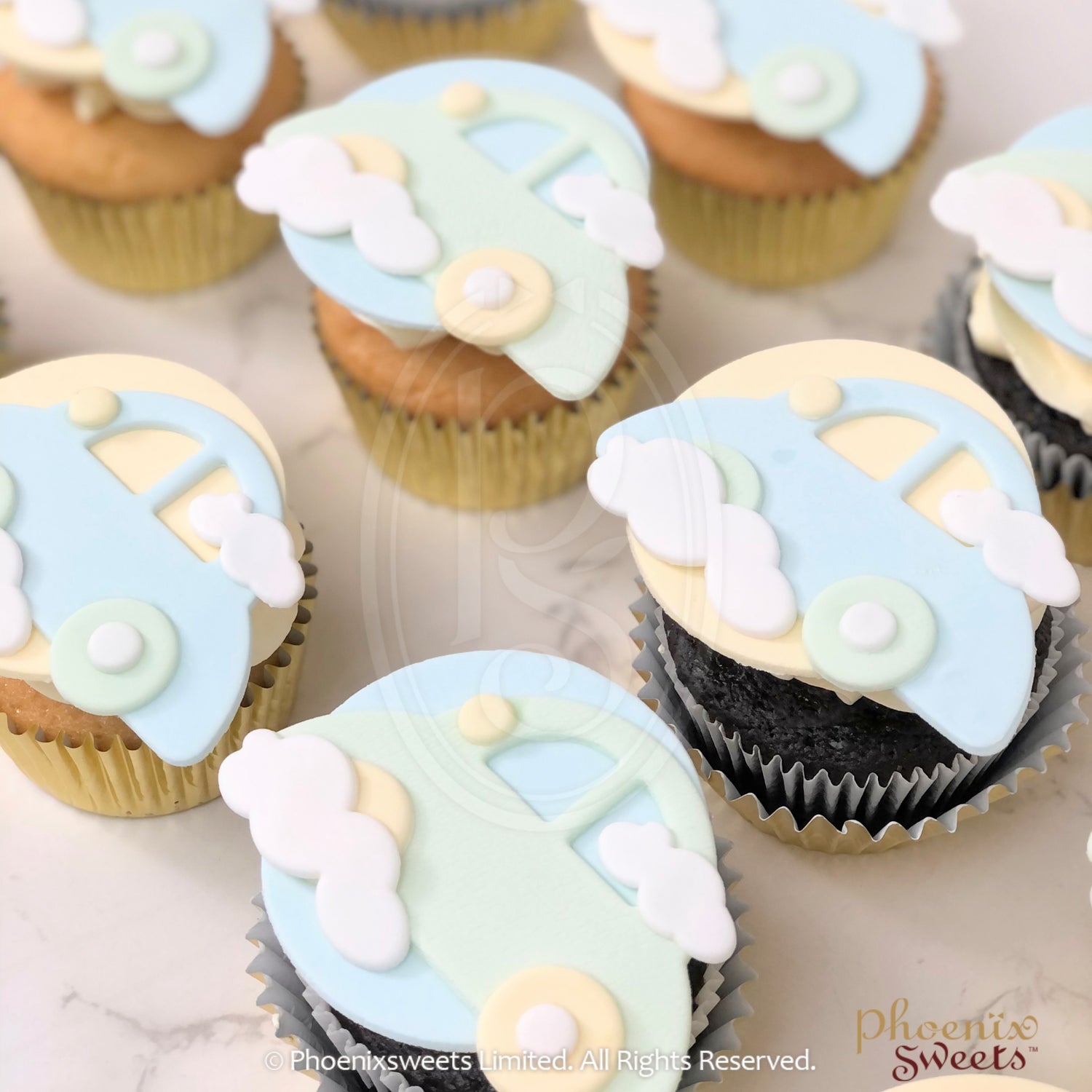 Themed Cupcake Set - Little Cars